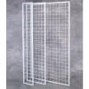 Wall Mountable and Ceiling Mountable Wire Slat Grid Panels